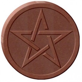 Round Pentacle Chocolate Mold
